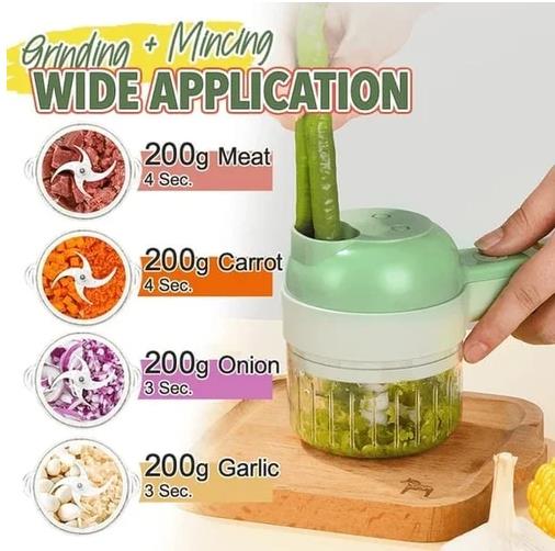 🍏🍎 Cortador Picador De Verduras Eléctrico Portátil 🍏🍎